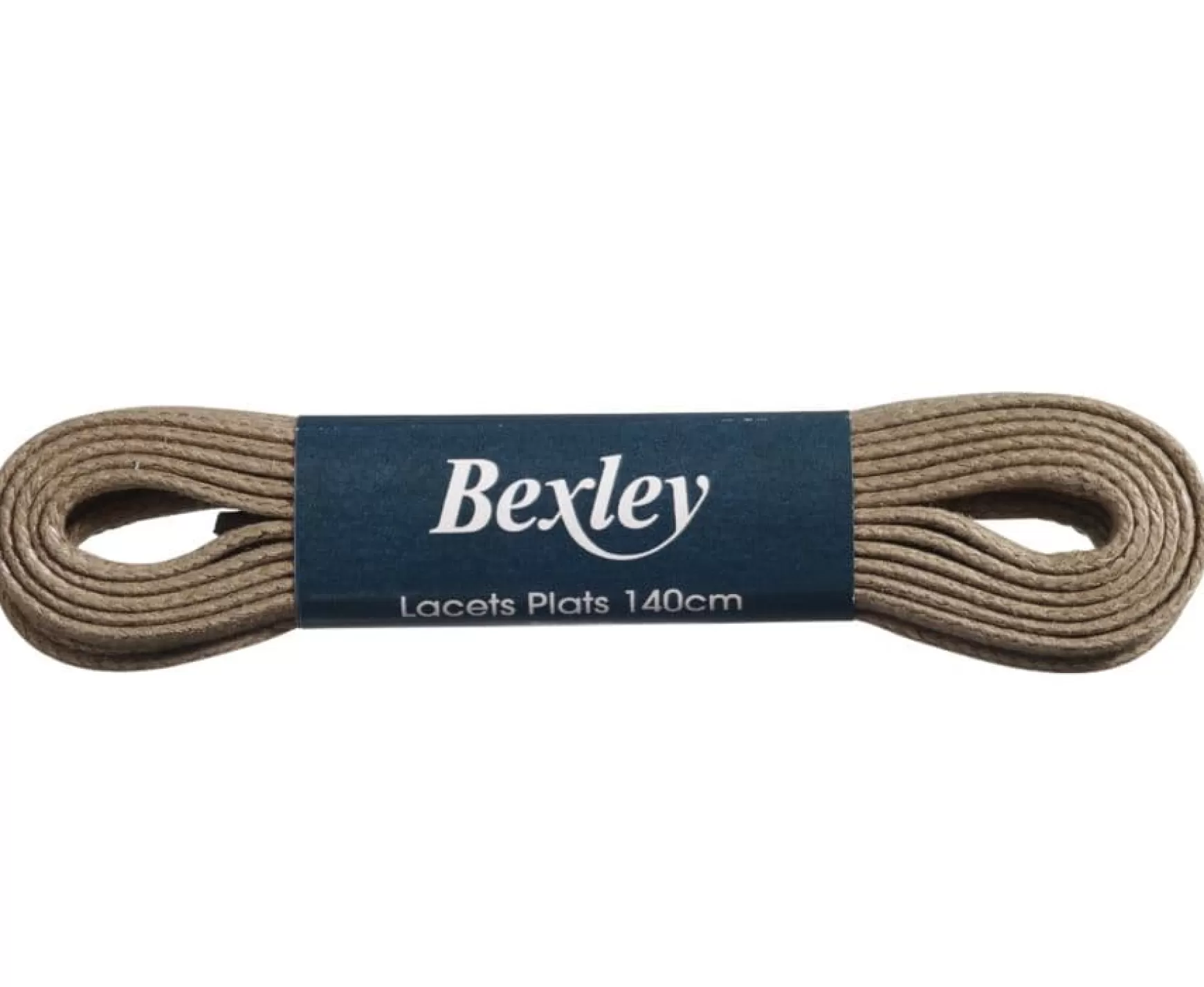 Bexley | 2 Pairs Of Taupe Shoelaces For Men'S High Top Trainers Light Taupe