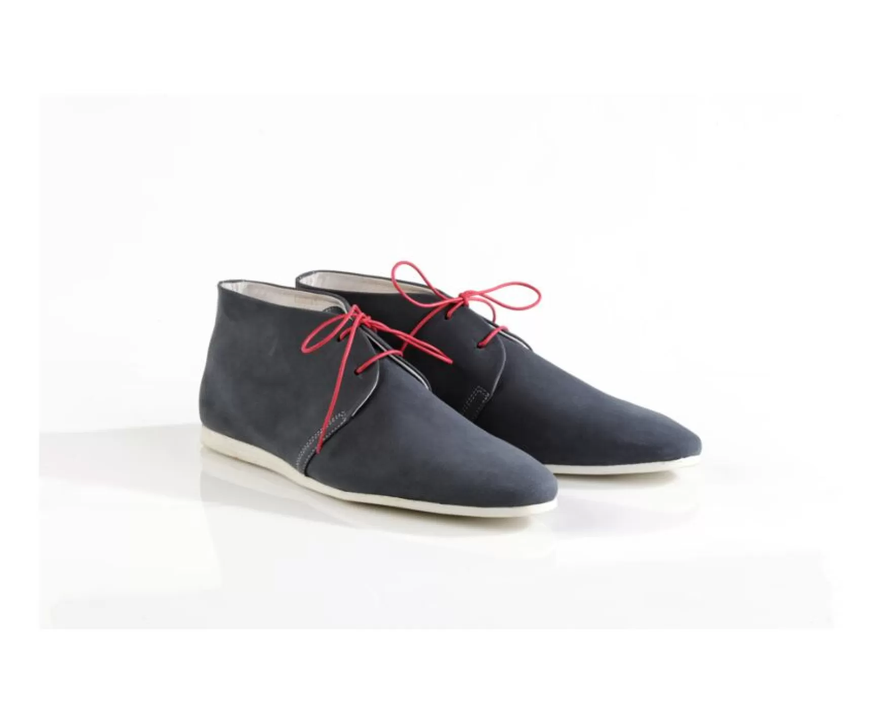 Bexley | 3 Pairs Of Shoelaces For Dress Shoes - Red, Grey & Pink Grey, Pink And Red