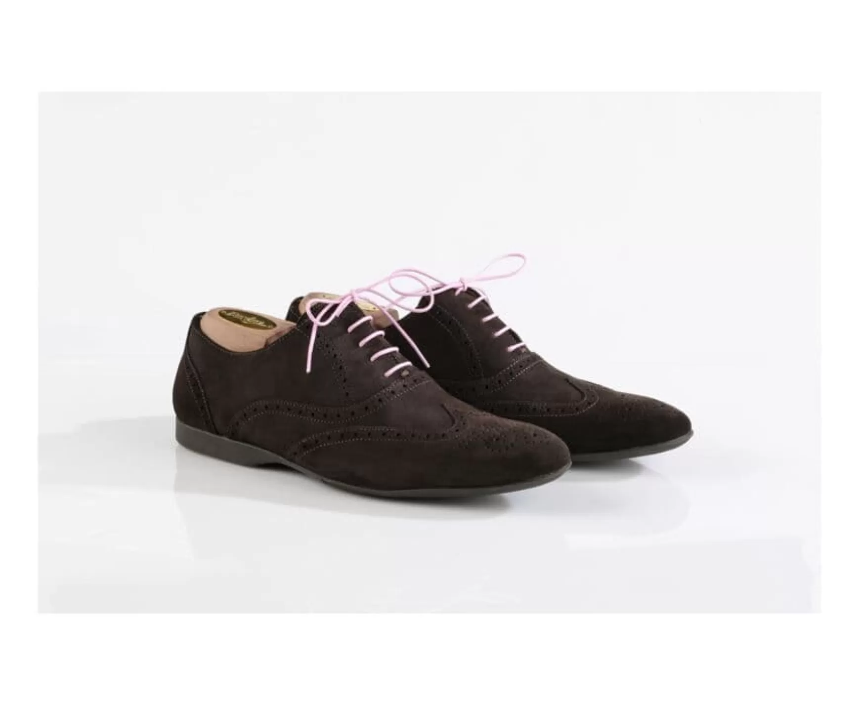 Bexley | 3 Pairs Of Shoelaces For Dress Shoes - Red, Grey & Pink Grey, Pink And Red