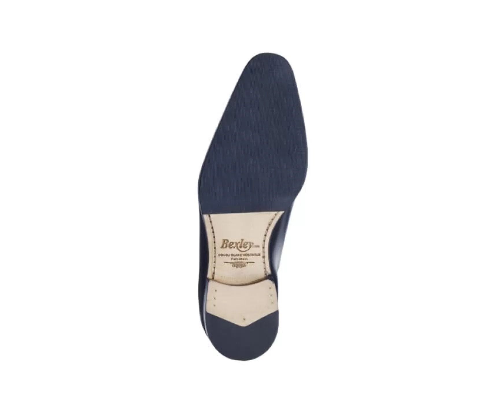 Bexley Oxford Shoes | Black Men'S Oxford Shoes - Leather Sole With Pad Bellagio Patin Blackblack With Black Waistband