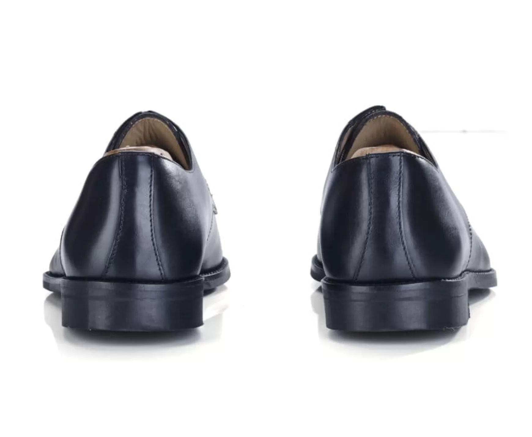 Bexley Derby Shoes | Blake Derby Shoes - Rubber Sole - Mayfair Classic Gomme Ville | Blackblack With Black Waistband