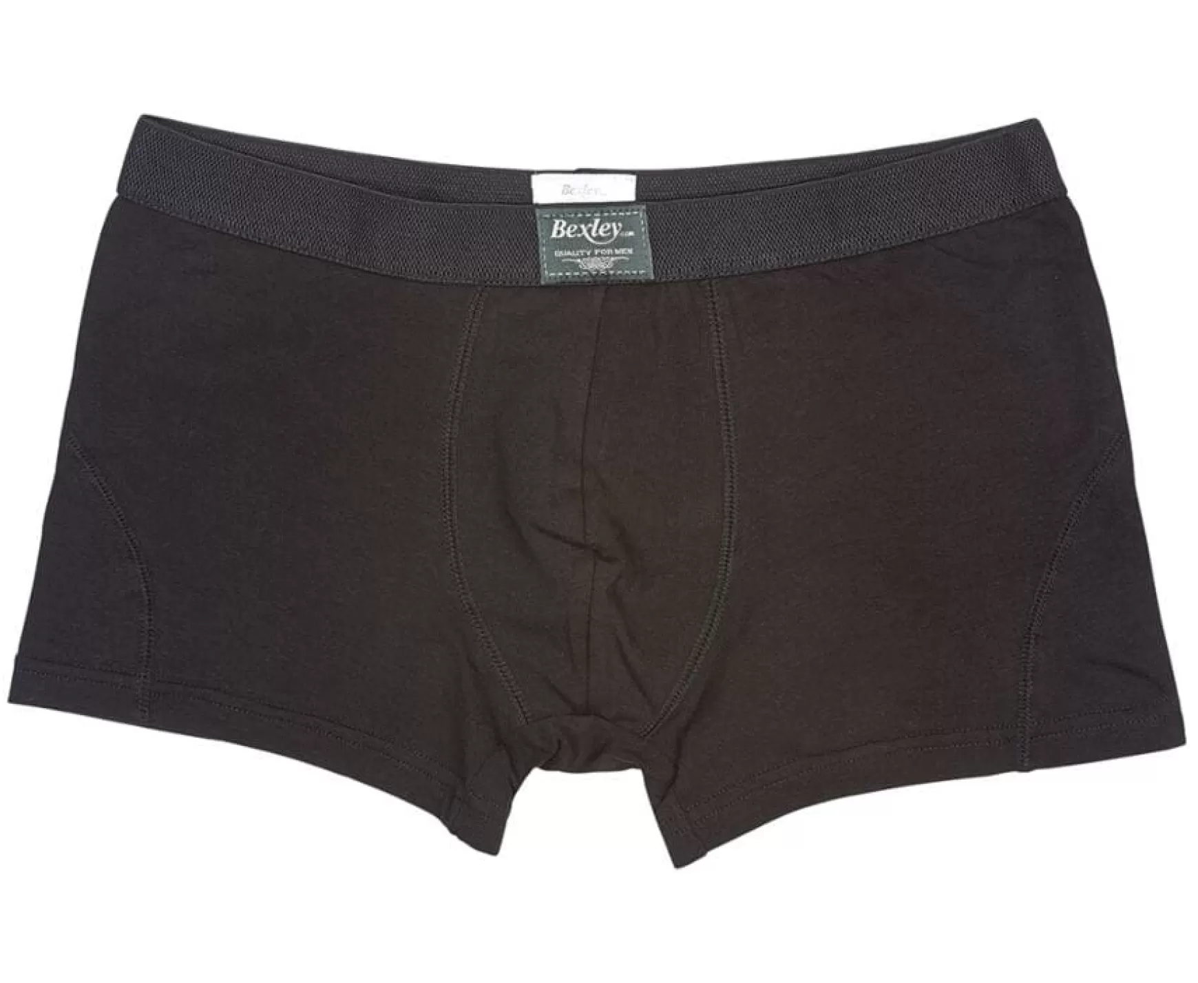 Bexley | Box Of 2 Black Belt Black Men'S Shorts Elliot Black With Black Waistband