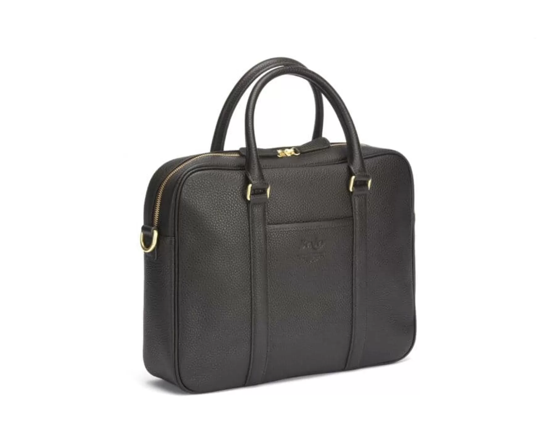 Bexley | Chocolate Grained Men'S Leather Satchel With Shoulder Strap Chocolate Grained Leather