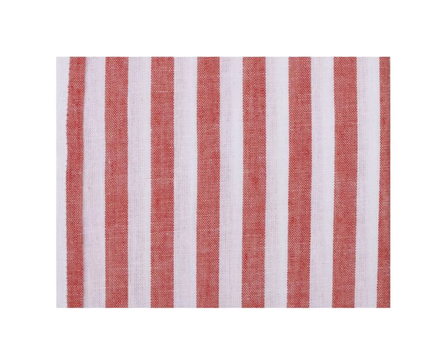 Bexley | Coral & White Striped Cotton Linen Shirt Simonin Coral And White