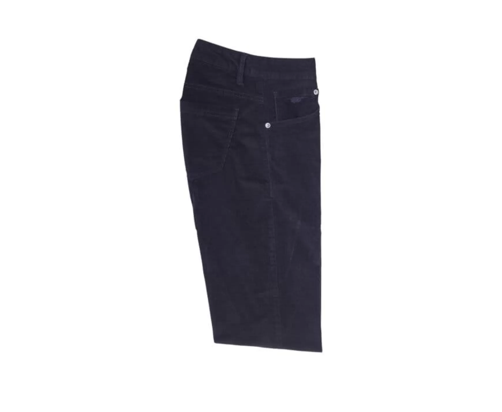Bexley Adjusted Fit | Corduroy Black Men'S 5 Pocket Trousers - Kars | Blackblack With Black Waistband