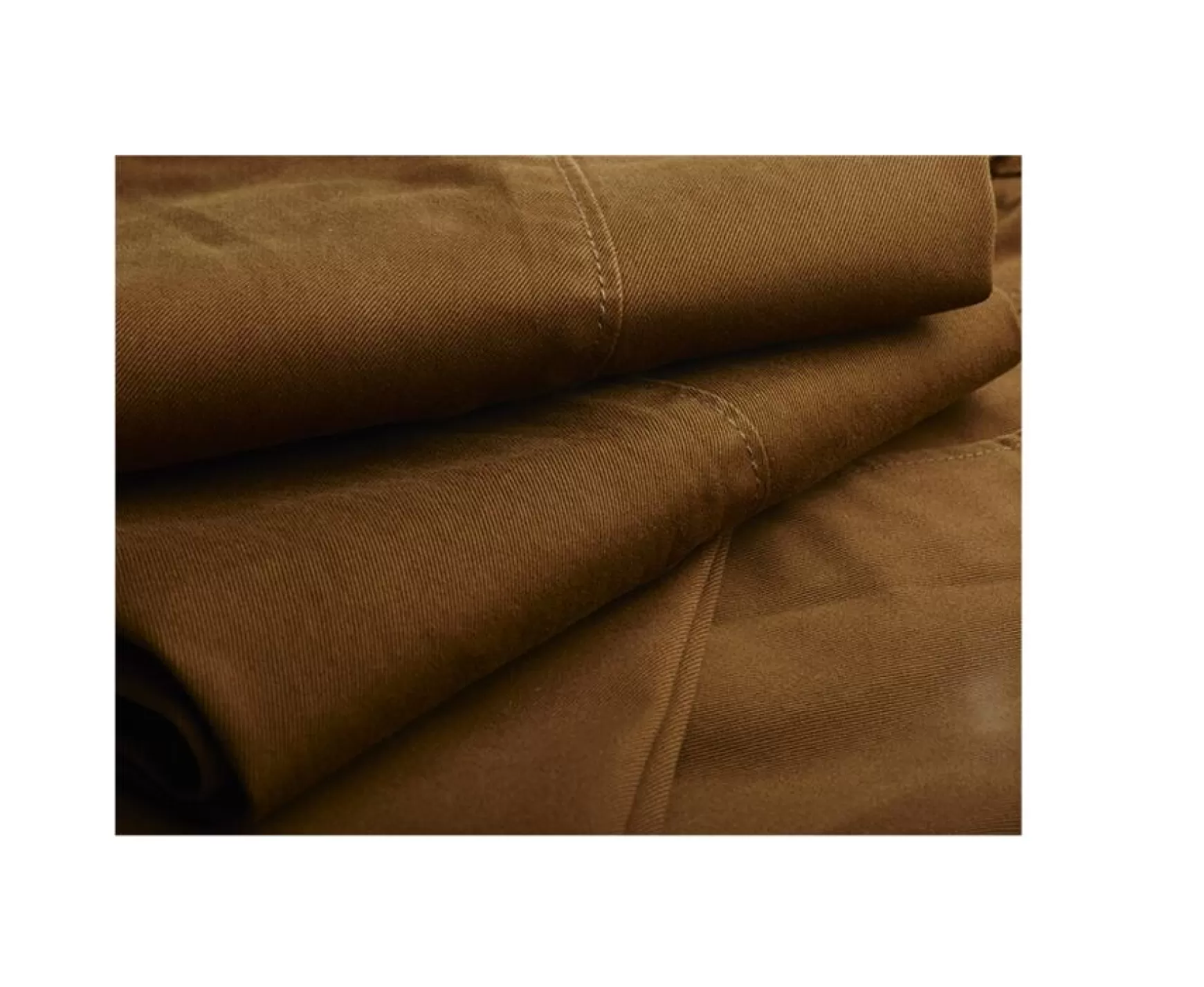 Bexley Adjusted Fit | Dark Caramel Chino Trousers For Men - Nigel Ii | Caramel Fonce