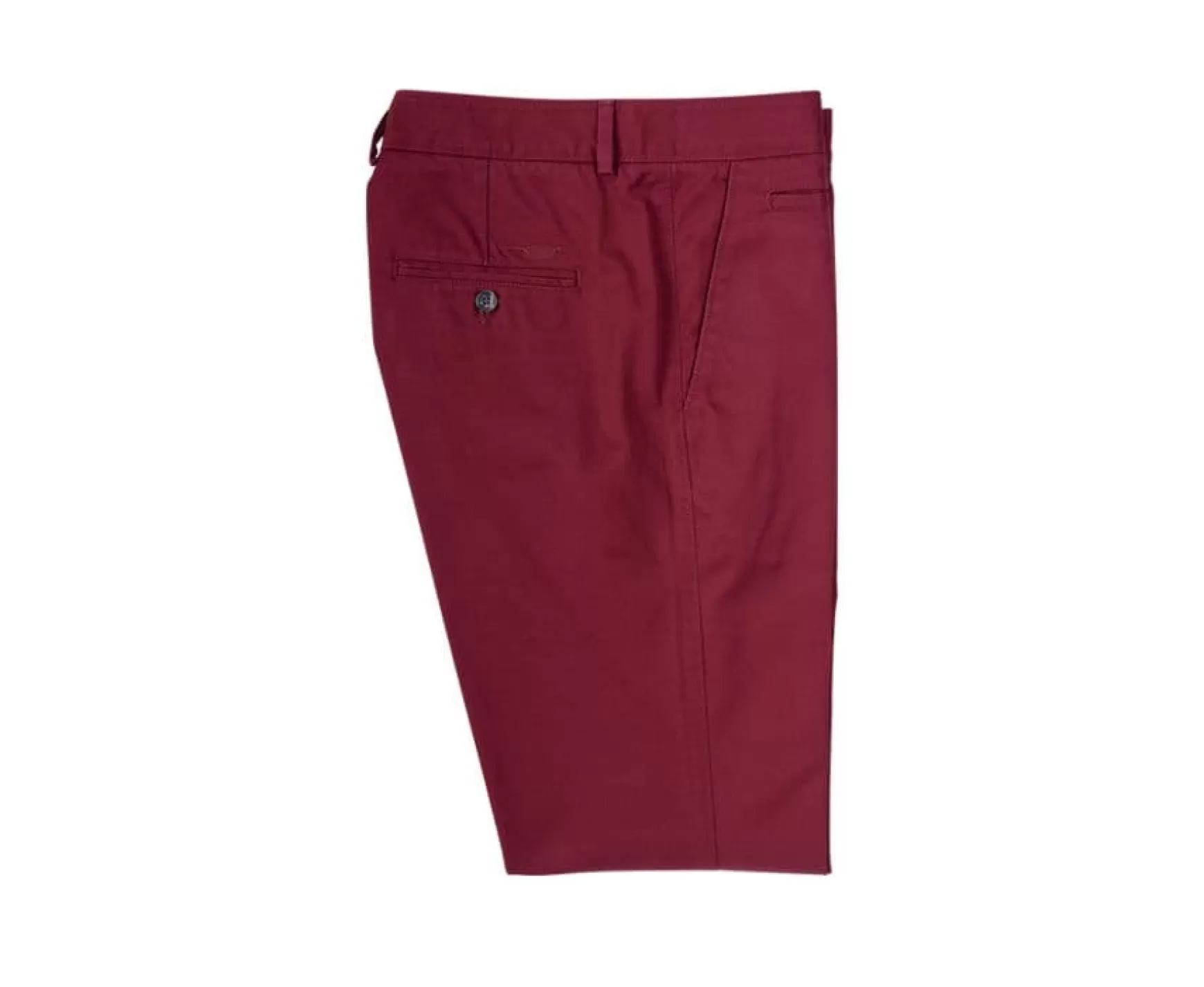 Bexley Adjusted Fit | Dark Red Chino Trousers For Men - Nigel Ii | Rouge Fonce