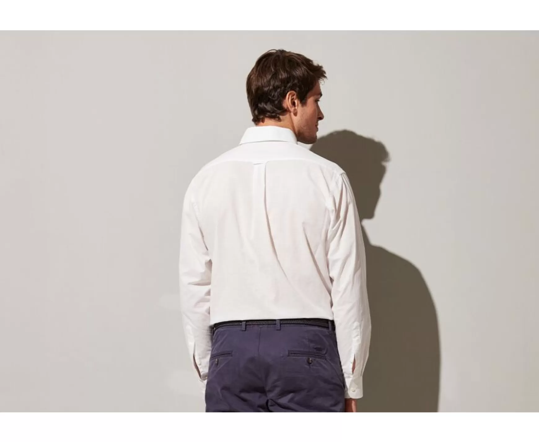 Bexley | Long Sleeve Cotton Linen Shirt Colten White