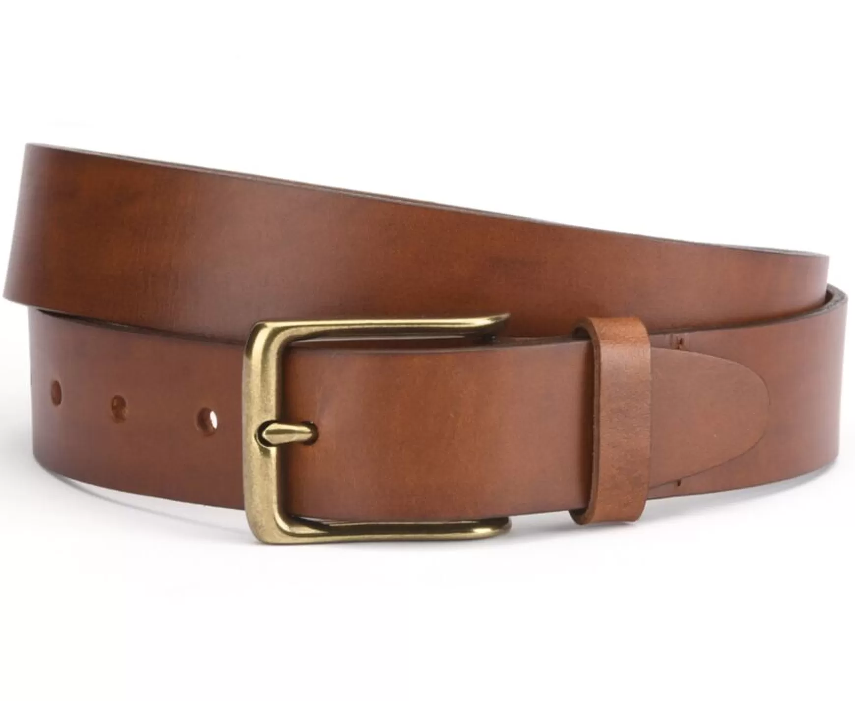 Bexley | Men'S Leather Belt Westwood Ii Patina Chestnut