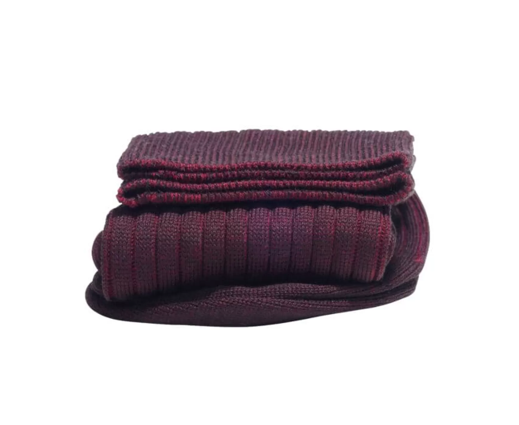 Bexley | Men'S Mercerised Cotton Socks Brown & Red