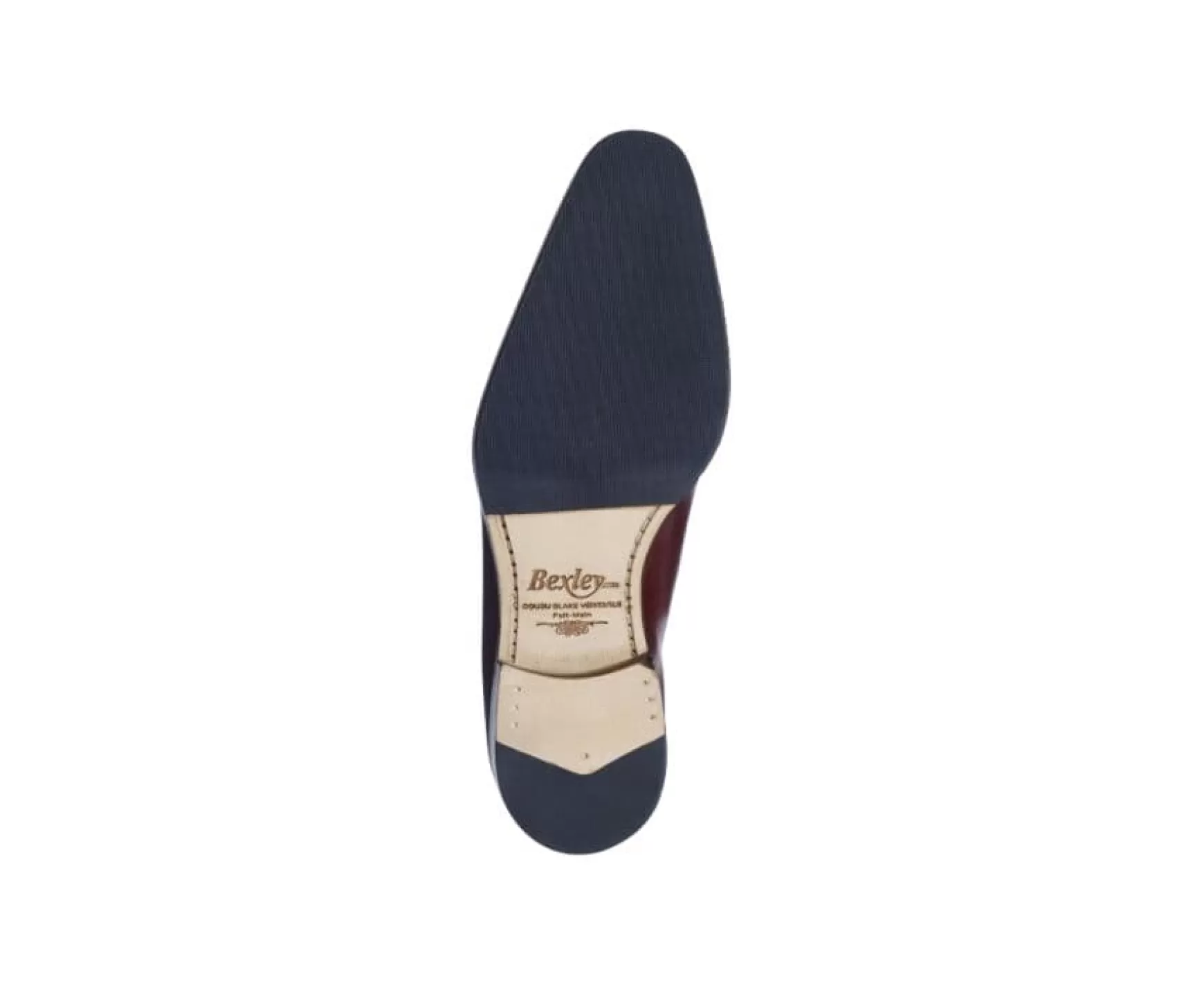 Bexley Oxford Shoes | Men'S Oxford Shoes - Leather Sole With Pad Bellagio Patin Bright Burgundy