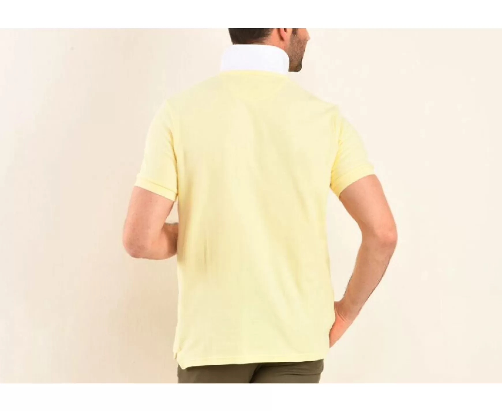 Bexley Adjusted Fit | Men'S Polo Shirt Andy Ii Pale Yellow