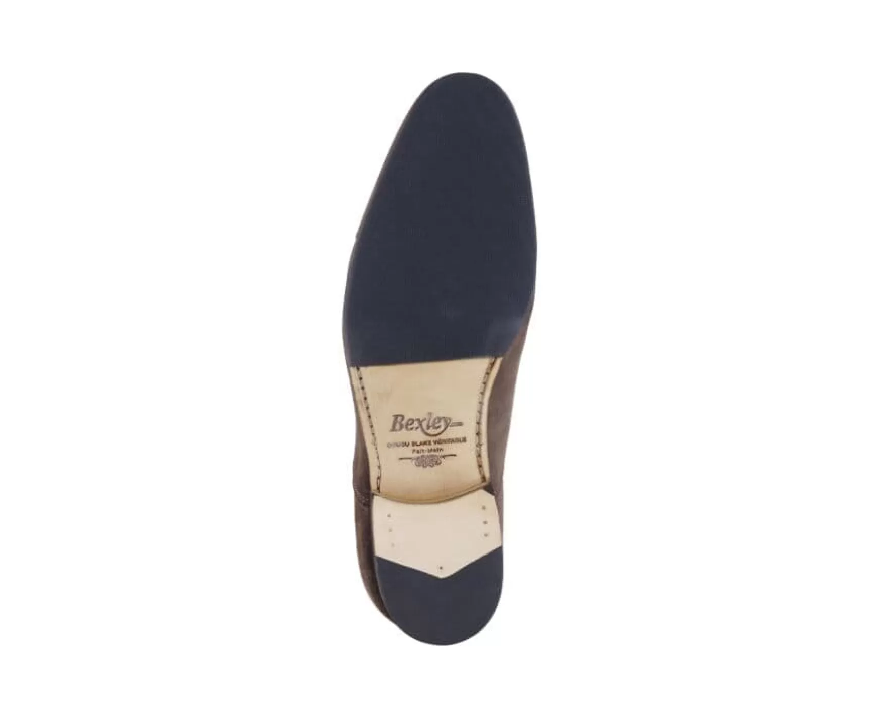 Bexley Oxford Shoes | Oxford Shoes - Leather Outsole & Rubber Pad - Lennox Patin | Dark Taupe Suede