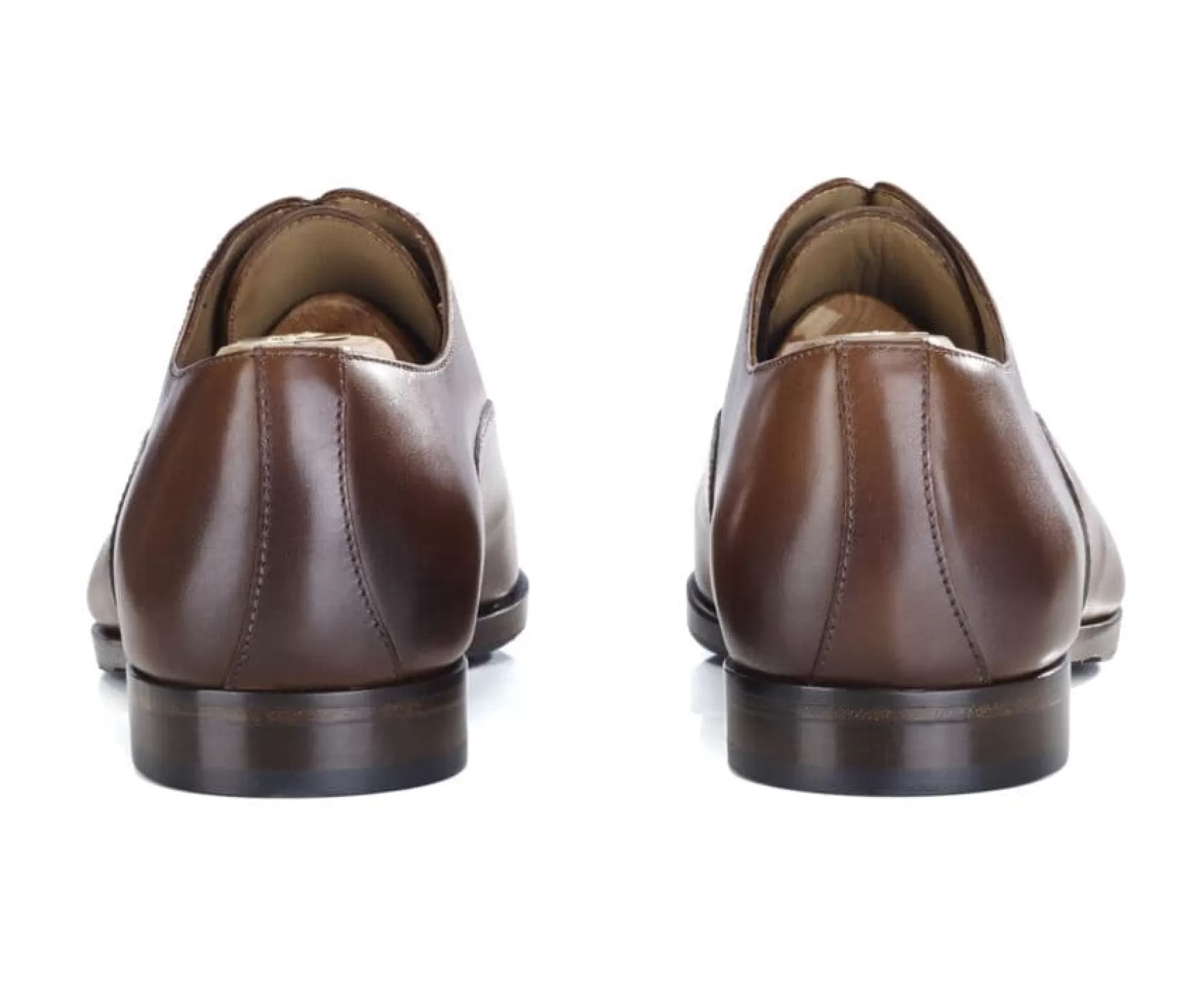 Bexley Oxford Shoes | Oxford Shoes - Leather Outsole & Rubber Pad - Spezia Ii Patin | Patina Chestnut