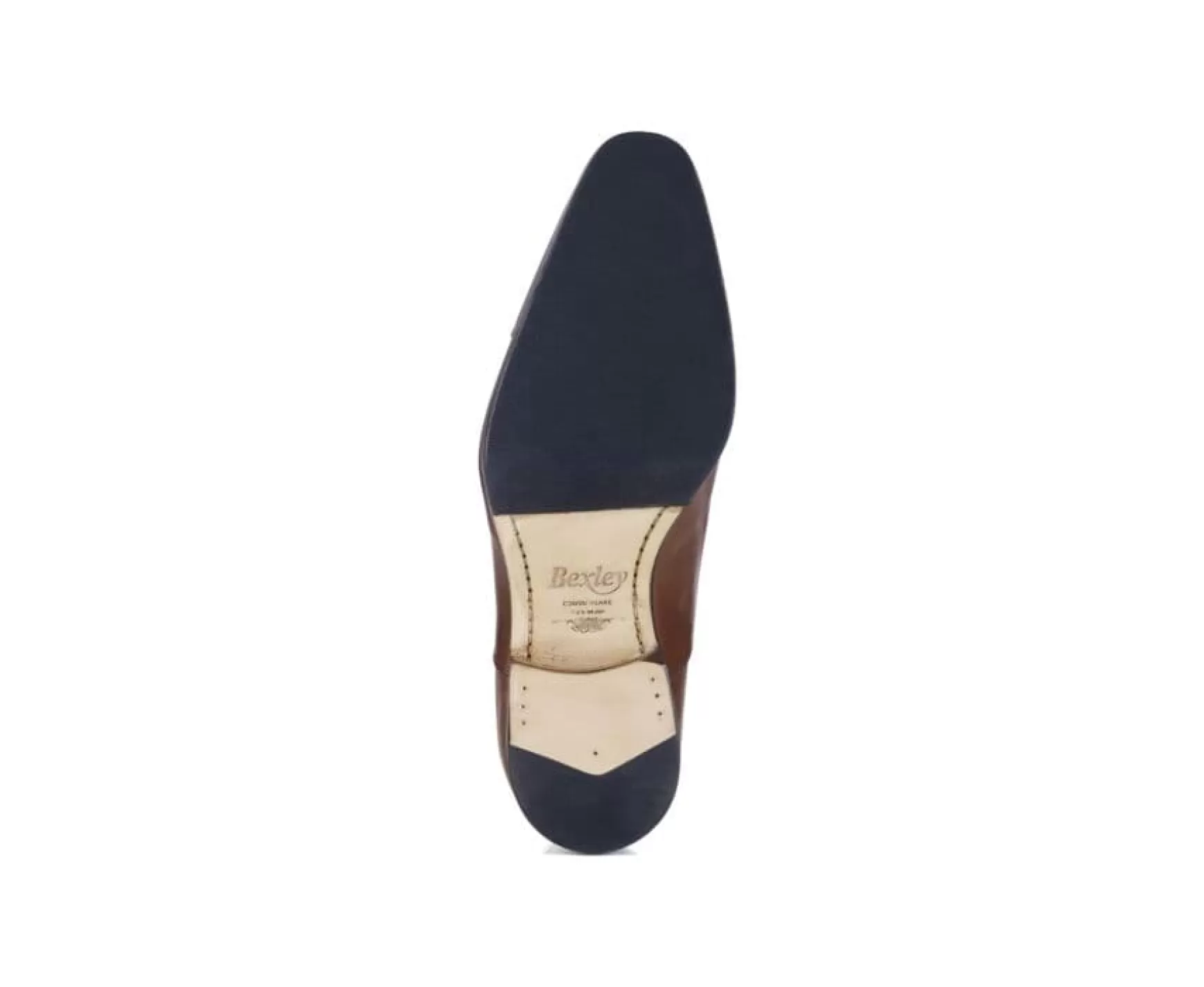 Bexley Oxford Shoes | Oxford Shoes - Leather Outsole & Rubber Pad - Spezia Ii Patin | Patina Chestnut
