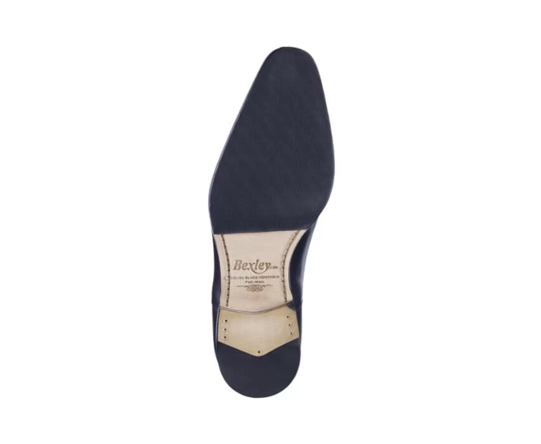 Bexley Oxford Shoes | Patina Black Oxford Shoes - Leather Outsole & Rubber Pad Spezia Ii Patin Black With Patine